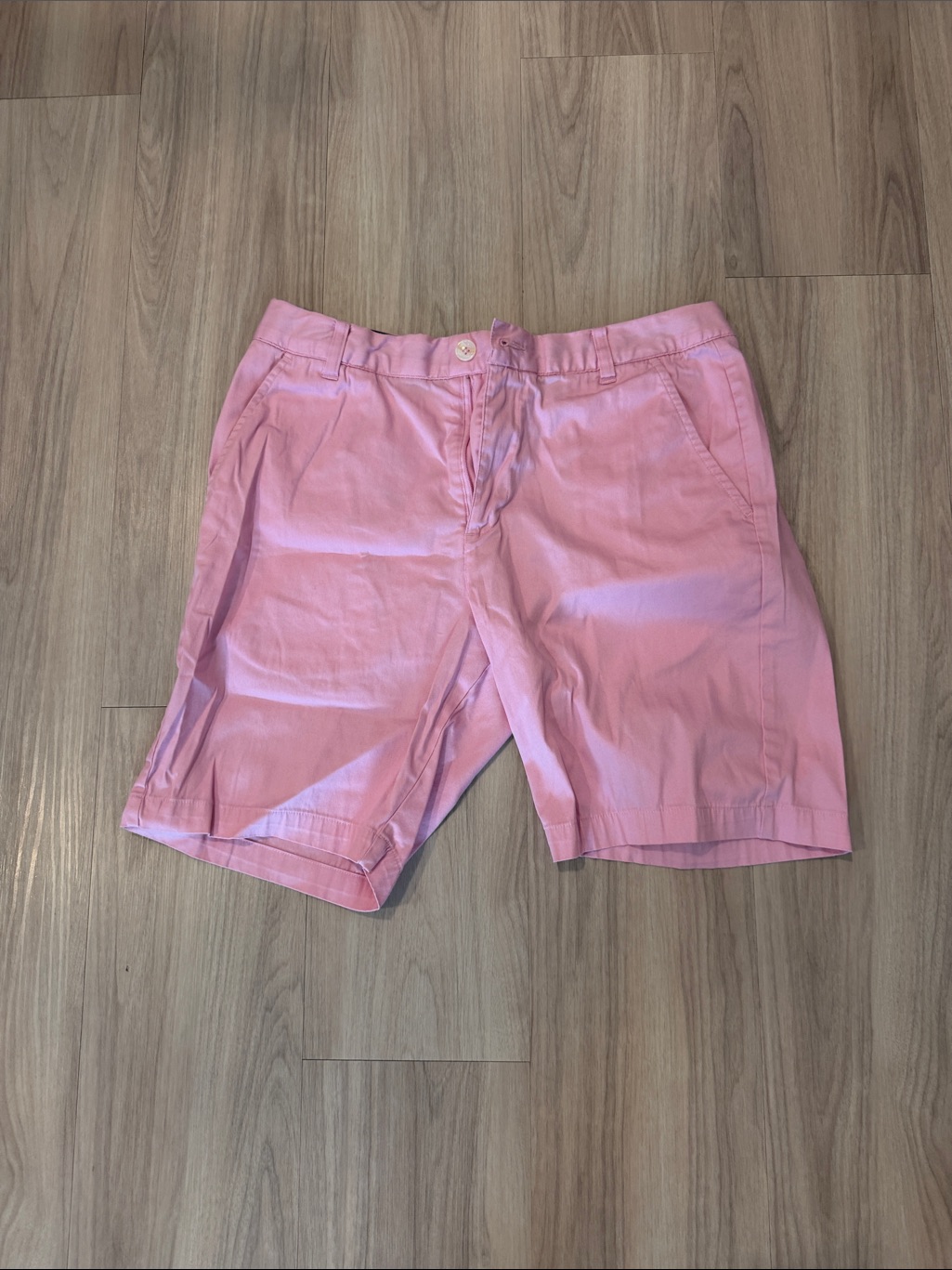 Puma Men’s Pink Flat Front Casual Shorts